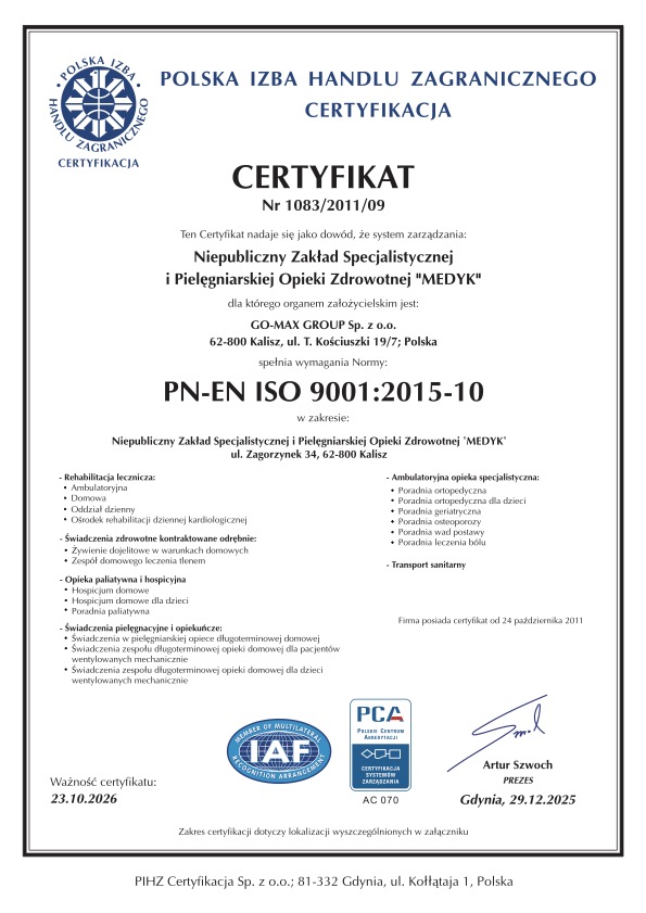 Certyfikat ISO/IEC 27001:2017-06